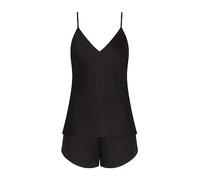 Triumph Women's Silky Sensuality PSW X Pajama Set, Opaque, Black, 16