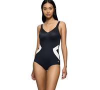 Triumph Women's Summer Allure Op One Piece Swimsuit, White-Dark Combination, 10