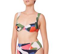 Triumph Women's Summer Expression W 05 Pt Bikini top, Green-Dark Combination, 14/B