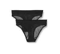 Triumph Women's Tempting Sheer Highleg Tai 2p Briefs, Black, XL