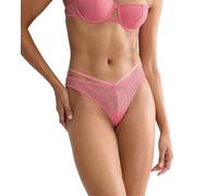 Triumph Women's That Night in Vegas String Briefs, Wild Rose, 14