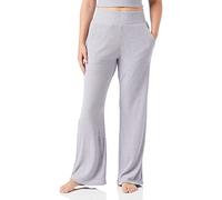 Triumph Women's Thermal Wide Trouser High Waist Pajama Bottom, Dark Grey Blend, 38 UK