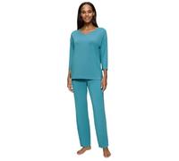 Triumph Women's Timeless Sensuality PK 3/4 Sleeves Pajama Set, Quiet Turquoise, 42