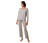 Triumph Women's Timeless Sensuality Pk LSL Pajama Set, Silent Grey, UK 12