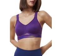 Triumph Womens Triaction Cardio Cloud Racerback Non Wired Sports Bra - Purple Polyamide - Size 34B