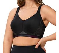 Triumph Womens Triaction Cardio Flow Ex Racerback Sports Bra, Black, 32D UK