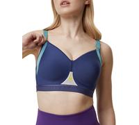 Triumph Womens Triaction Gravity Lite Racerback Sports Bra - Blue Polyamide - Size 32C