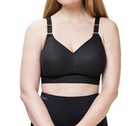 Triumph Women's Triaction Hybrid Lite P EX, Racerback sports bra, BLACK