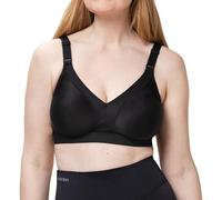 Triumph Womens Triaction Wellness Sports Bra Non-wired, Black, 32E UK
