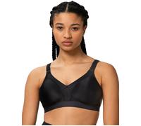 Triumph Womens Triaction Wellness Wireless Sports Bra - Black Polyamide - Size 34C