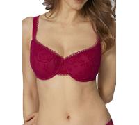 Triumph Womens Velvet Rose Spotlight Half Cup Padded Bra - Red Polyamide - Size 32D