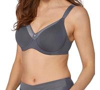 Triumph Women's Wild Peony Florale W01 Minimizer Bra, Sheer, Pebble Grey, 34E