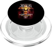 Triumphant Jesus Lion of Judah Revelation 5:5 Faith Artwork PopSockets PopGrip for MagSafe