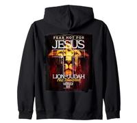 Triumphant Jesus Lion of Judah Revelation 5:5 Faith Artwork Zip Hoodie