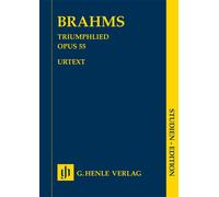 Triumphlied op. 55 op. 55 Study score baritone solo, choir and orchestra Brahms