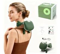 Trivaze Neck Massager, Bionic Hand Massager, Electric Deep Tissue 3D Kneading Massage with Heat for Shoulder, Electric Deep Tissue 3D Kneading Massage, 3-Speed Adjustment, for Necks, Back