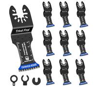 Trivd Frol 10 PCS Japanese Tooth Oscillating Saw Blades