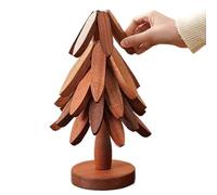 Trivet Set - Anti-Heat Tree Design Coasters - Wooden Placemat Heat Protector Table - For Home Dorm Restaurant Apartment Pizzeria Dish Bowl Teapot