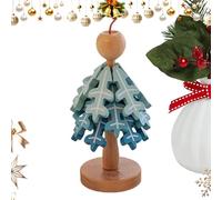 Trivet - Wooden Tree Coasters - Heat Resistant Foldable Trivet | Table Stands for Drinks - Set of 3 with Stand