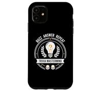 Trivia Mastermind Buzz Answer Repeat Quiz Night Design Case for iPhone 11
