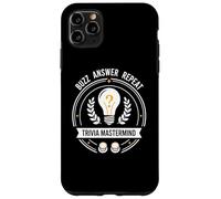 Trivia Mastermind Buzz Answer Repeat Quiz Night Design Case for iPhone 11 Pro Max