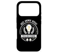 Trivia Mastermind Buzz Answer Repeat Quiz Night Design Case for iPhone 17 Pro
