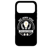 Trivia Mastermind Buzz Answer Repeat Quiz Night Design Case for iPhone 17 Pro Max