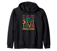 Trivia Night Funny Trivia Lover Zip Hoodie