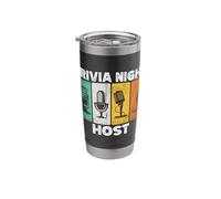 Trivia Night Host Game Night Funny Trivia Stainless Steel Insulated Tumbler