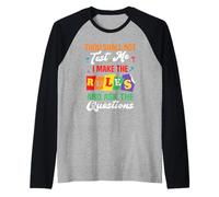 Trivia Night Host Thou Shall not Test me Raglan Baseball Tee