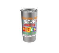 Trivia Night Host Thou Shall not Test me Stainless Steel Insulated Tumbler