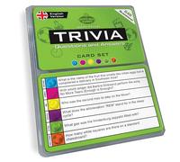Trivia Quiz Cards Set (English Edition) | 648 Unique Question Cards from 6 Categories in a Travel Box | Pub Games for Adults, & Fun Party Game for Friends & Families (Green Edition)