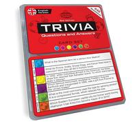 Trivia Quiz Cards Set (English Edition) | 648 Unique Question Cards from 6 Categories in a Travel Box | Pub Games for Adults, & Fun Party Game for Friends & Families (Red Edition)