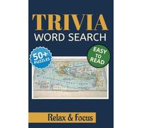 Trivia word search Puzzles: Word search Puzzles with Easy to Read Print about Trivia, Nostalgia, Vintage and More | 6x9 inches, 120 pages | 50+ Puzzles ... Gift for Vacations, Holidays and Relaxation