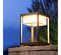 TRIVIDHA Modern LED Pathway Light LED Landscape Path Light Square Frame Aluminum Bollard Lights Garden Path Light With Acrylic Shade For Garden Courtyard Lawn Driveway Front Door