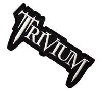 Rock Off officially licensed products Trivium Classic Logo Standard Woven Patch Accessory Size