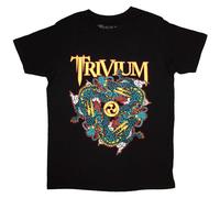 Trivium Dragon Circle Pit T-Shirt in Black | Size: Small Trivium Black S