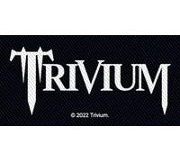 Trivium Logo Patch black grey white Onesize