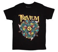 Trivium Men's Dragon Circle Pit T-Shirt in Black | Size: 2XL Trivium Black 2XL