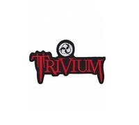 Trivium Red Metal Band Patch Badge Embroidered Iron on Applique Patch Accessory