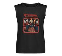 Trivium The Sin and The Sentence Workwear Jacket Men's Vests Tank Tops O-Neck 100% Cotton Undershirts Unisex Sleeveless T-Shirt L Black