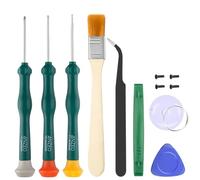 Triwing Screwdriver for Nintendo Switch, Professional Repair Tool Kit for Joy-con Joystick Replacement with Tweezers, Opening Pry Bar & Suction Cup