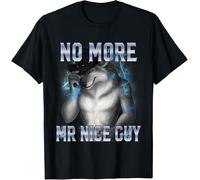Triwol No More Mr Nice Guy Alpha Wolf Energy Men's Fashion T-Shirt