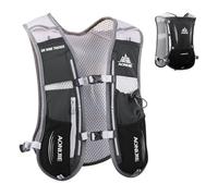 TRIWONDER 5L Running Vest Hydration Backpack Pack Running Hydration Vest Marathon Race Water Backpack Cycling Hiking for Men Women (Black - Only Vest)