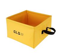TRIWONDER Folding Water Bucket Collapsible Bucket, Lightweight Portable Multifunctional Foldable for Camping Picnics Hiking Fishing Gardening Car Washing (Yellow, 13L)