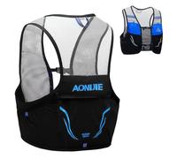 TRIWONDER Hydration Backpack 2.5L Running Hydration Vest Running Backpack Lightweight Hydration Pack for Trail Marathon Hiking Cycling (Blue & Black - Only Vest, M/L - 90-102cm)