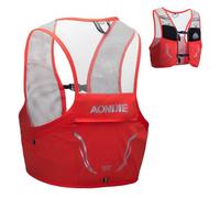TRIWONDER Hydration Backpack 2.5L Running Hydration Vest Running Backpack Lightweight Hydration Pack for Trail Marathon Hiking Cycling (Red-Orange - Only Vest, M/L - 90-102cm)