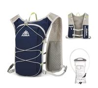 TRIWONDER Hydration Backpack Running Vest Women Men Lightweight Breathable Hydration Pack for Outdoor Cycling Hiking Marathon (01 Dark Blue - with a 1.5L Water Bladder, One Size)
