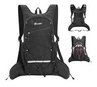 TRIWONDER Hydration Backpack Running Vest Women Men Water Backpack Hydration Pack Day Pack for Hiking Running Cycling Marathon (Black, One Size)