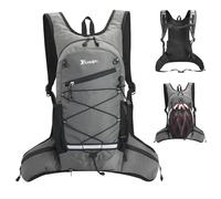 TRIWONDER Hydration Backpack Running Vest Women Men Water Backpack Hydration Pack Day Pack for Hiking Running Cycling Marathon (Grey, One Size)
